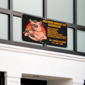 Aangepaste Barbecue Smoker Mobiele Zakelijke Banne Spandoek (Buitenkant Gebouw)