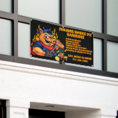 Aangepaste Barbecue Smoker Mobiele Zakelijke Banne Spandoek (Buitenkant Gebouw)