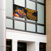 Aangepaste Barbecue Smoker Mobiele Zakelijke Banne Spandoek (Buitenkant Gebouw)