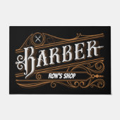 Aangepaste Barber Doormat,  hormoon in de Barbersh Deurmat (Voorkant)