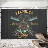 Aangepaste Barber Winkel Retro Haircuts Shaves Deurmat