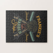 Aangepaste Barber Winkel Retro Haircuts Shaves Legpuzzel (Horizontaal)