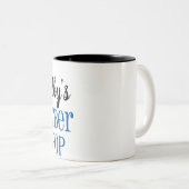 Aangepaste Barberwinkel Tweekleurige Koffiemok (Voorkant rechts)