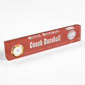 Aangepaste Baseball-bureaunaamplaat Naambordje