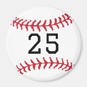 Aangepaste Baseball cadeau voor sportteam Magneet (Voorkant)