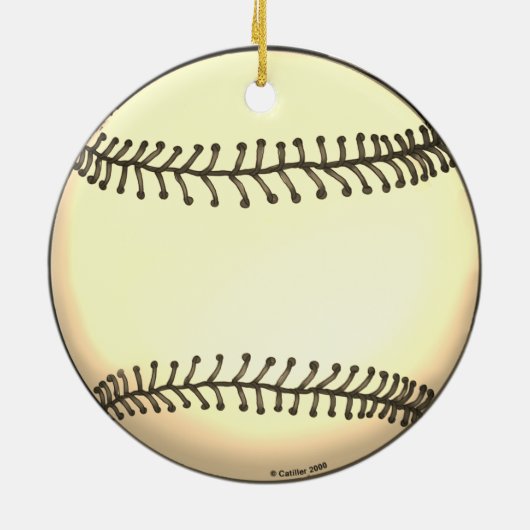 Aangepaste Baseball Catcher name ornament (Achterkant)