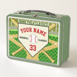 Aangepaste Baseball Classics Home Field Lunchbox