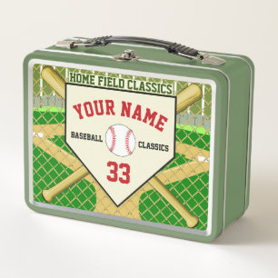 Aangepaste Baseball Classics Home Field Lunchbox