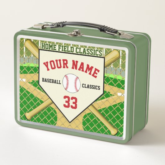 Aangepaste Baseball Classics Home Field Lunchbox (Voorkant)