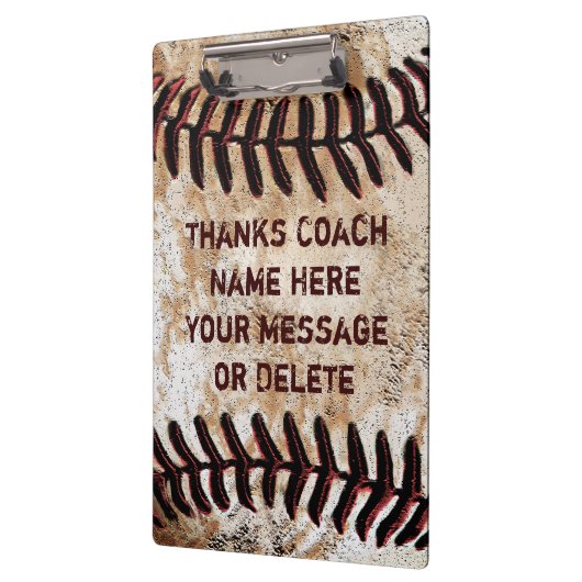 Aangepaste Baseball Coach Clipboard Cool  Klembord (Links)
