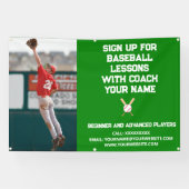 Aangepaste Baseball Coach Coaching Class Lessen Gr Spandoek (Horizontaal)
