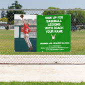 Aangepaste Baseball Coach Coaching Class Lessen Gr Spandoek (Insitu)