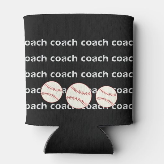 Aangepaste Baseball Coach-Koelbox Blikjeskoeler (Achterkant)
