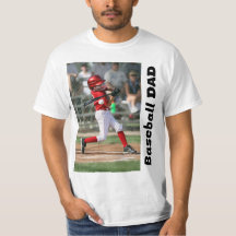 Aangepaste Baseball Dad T-Shirt
