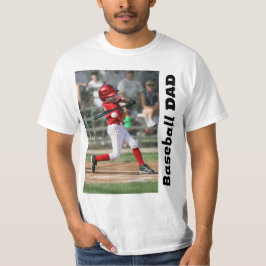 Aangepaste Baseball Dad T-Shirt