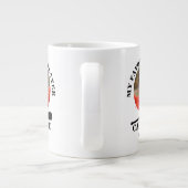 Aangepaste baseball-foto van mijn favoriete baseba grote koffiekop (Achterkant)