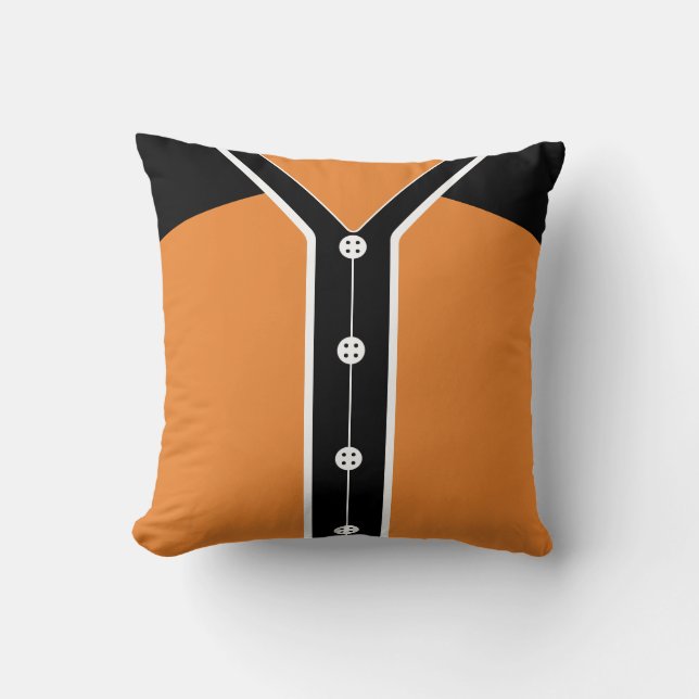 Aangepaste Baseball Jersey naam & nummer piloot Kussen (Voorkant)