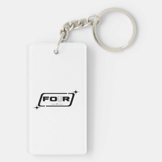 Aangepaste Baseball Keychain (achterkant)