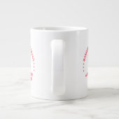 Aangepaste Baseball Moeder Team Beker | Perfecte C Grote Koffiekop (Achterkant)