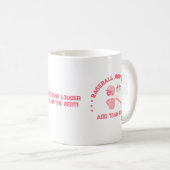 Aangepaste Baseball Moeder Team Beker | Perfecte C Koffiemok (Voorkant rechts)