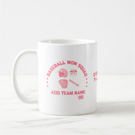 Aangepaste Baseball Moeder Team Beker | Perfecte C Koffiemok