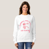 Aangepaste Baseball Moeder Team Trui| Perfecte Cad Trui (Voorkant volledig)