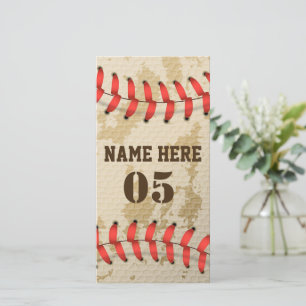 Aangepaste Baseball Name Number Retro