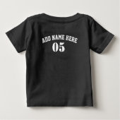 Aangepaste  Baseball Name Number Retro (Achterkant)