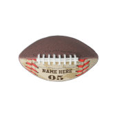 Aangepaste Baseball Name Number Retro American Football (Voorkant)