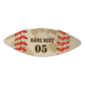 Aangepaste Baseball Name Number Retro American Football (Paneel)