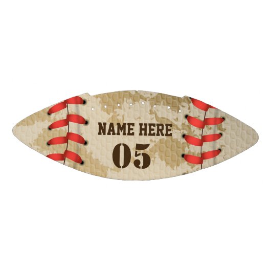 Aangepaste  Baseball Name Number Retro American Football (Paneel)