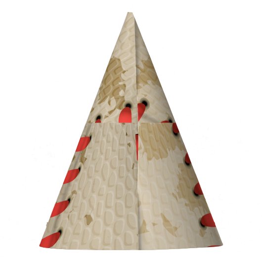 Aangepaste  Baseball Name Number Retro Feesthoedjes (Achterkant)