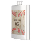 Aangepaste  Baseball Name Number Retro Flacon (Links)