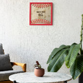 Aangepaste Baseball Name Number Retro Foto Afdruk