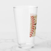 Aangepaste  Baseball Name Number Retro Glas (Rechts)
