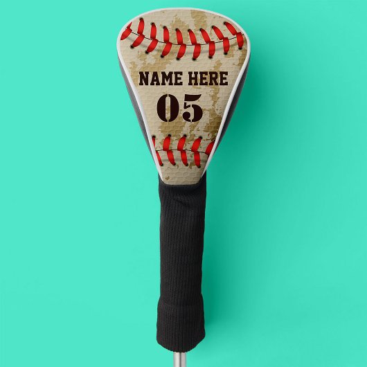 Aangepaste  Baseball Name Number Retro Golfheadcover