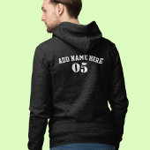 Aangepaste  Baseball Name Number Retro Hoodie