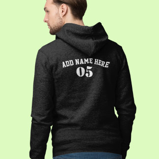 Aangepaste Baseball Name Number Retro Hoodie