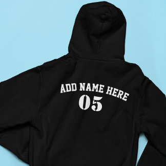 Aangepaste Baseball Name Number Retro Hoodie