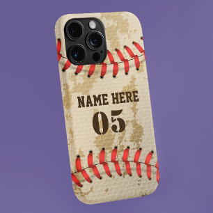 Aangepaste  Baseball Name Number Retro iPhone 13 Pro Hoesje