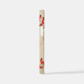 Aangepaste  Baseball Name Number Retro iPhone Hoesje (Rechterkant)