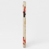 Aangepaste  Baseball Name Number Retro iPhone Hoesje (Rechterkant)