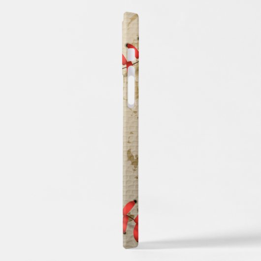 Aangepaste  Baseball Name Number Retro iPhone Hoesje (Linkerkant)