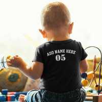 Aangepaste  Baseball Name Number Retro