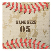 Aangepaste  Baseball Name Number Retro Kubus (Rechts)