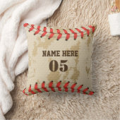 Aangepaste  Baseball Name Number Retro Kussen (Deken)