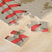 Aangepaste  Baseball Name Number Retro Legpuzzel (Zijkant)