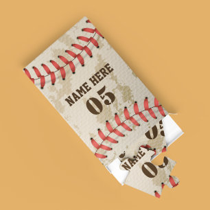 Aangepaste Baseball Name Number Retro Legpuzzel