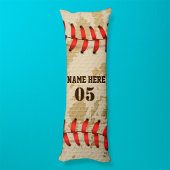 Aangepaste  Baseball Name Number Retro Lichaamskussen