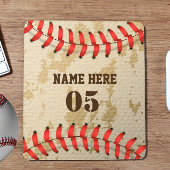 Aangepaste  Baseball Name Number Retro Muismat